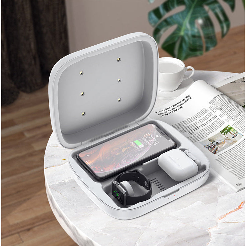 PlusProtect UV Sanitizing 4-in-1 Wireless Charging Box Image 4