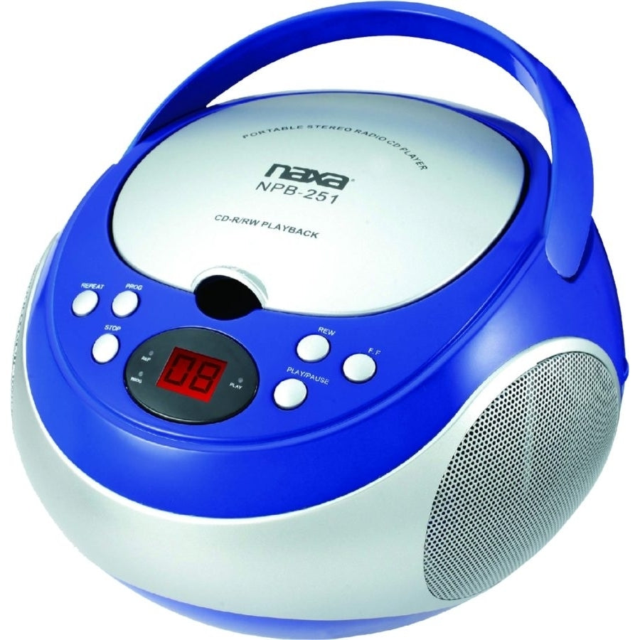 Portable CD Player with AM/FM Stereo Radio Image 4