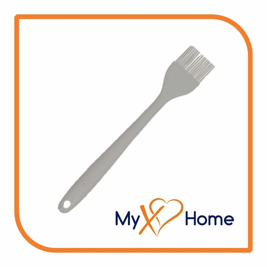 8" Gray Silicone Basting Brush by MyXOHome (1 2 4 or 6 Brushes) Image 2