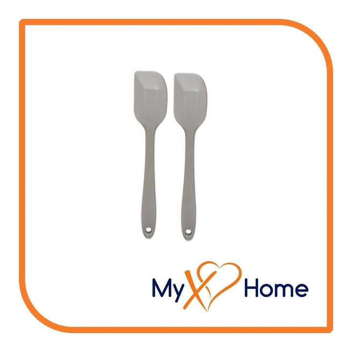 8" Gray Silicone Spatula by MyXOHome (1 2 4 or 6 Spatulas) Image 3