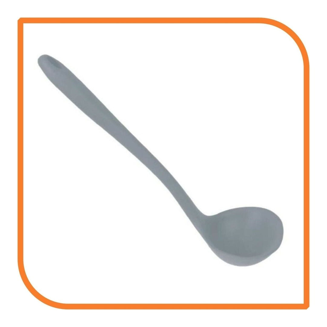 8" Gray Silicone Ladle by MyXOHome (1 2 4 or 6 Ladles) Image 9