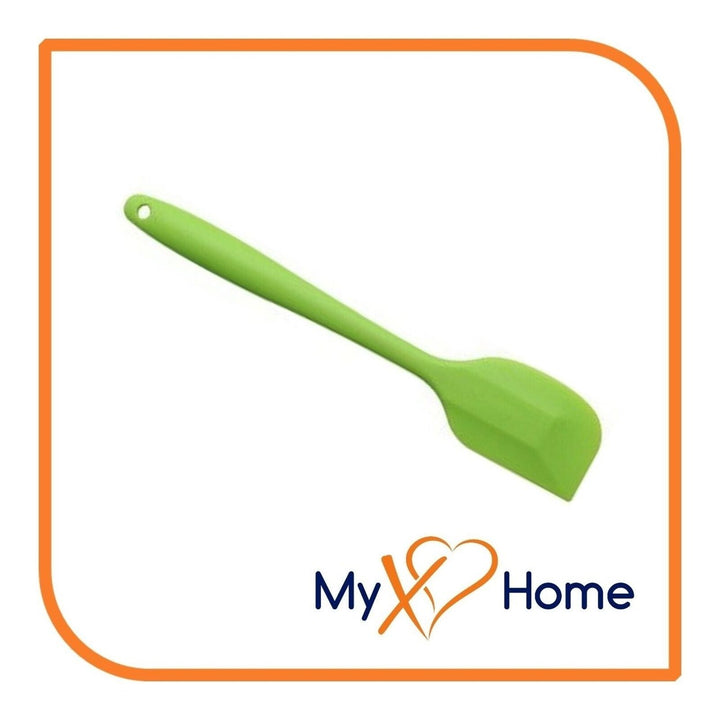 8" Green Silicone Spatula by MyXOHome (1 2 4 or 6 Spatulas) Image 8