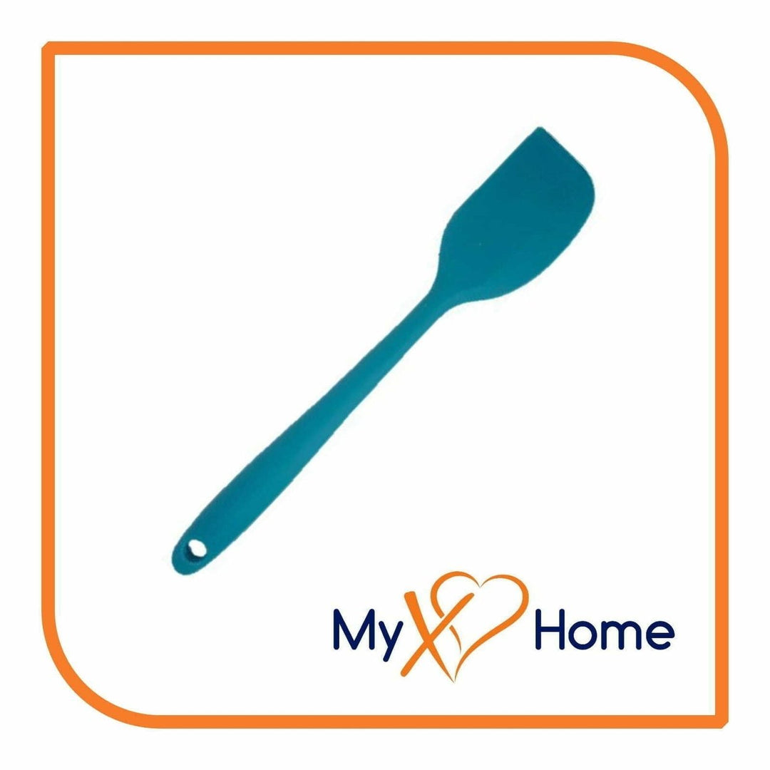 8" Light Blue Silicone Spatula by MyXOHome (1 2 4 or 6 Spatulas) Image 2