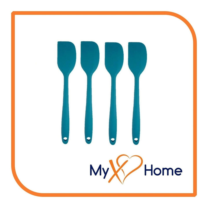 8" Light Blue Silicone Spatula by MyXOHome (1 2 4 or 6 Spatulas) Image 4