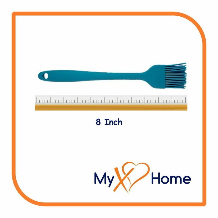 8" Light Blue Silicone Basting Brush by MyXOHome (1 2 4 or 6 Brushes) Image 9