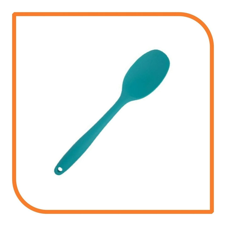 8" Light Blue Silicone Spoon by MyXOHome (1 2 4 or 6 Spoons) Image 10