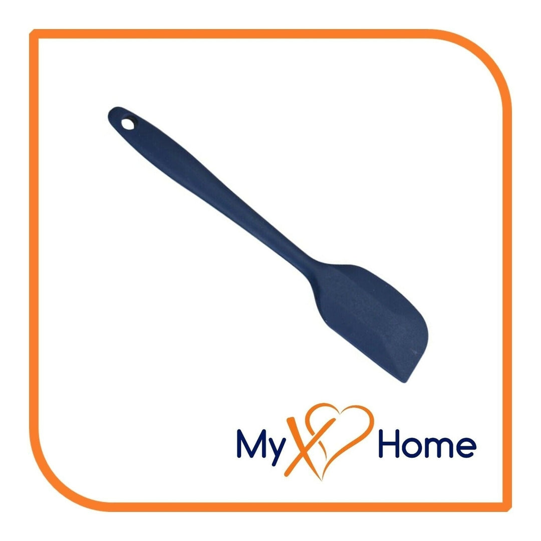 8" Navy Blue Silicone Spatula by MyXOHome (1 2 4 or 6 Spatulas) Image 8