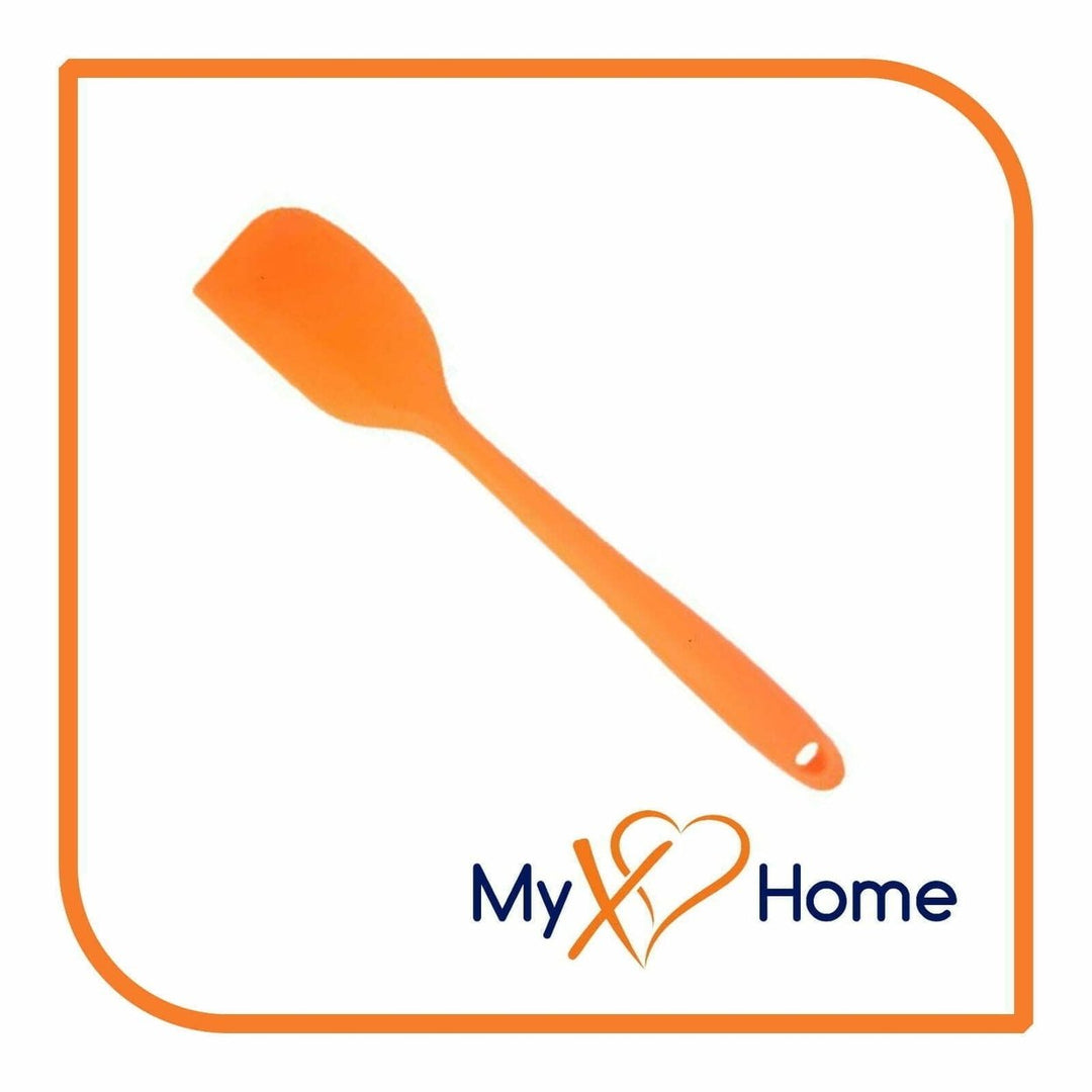 8" Orange Silicone Spatula by MyXOHome (1 2 4 or 6 Spatulas) Image 7