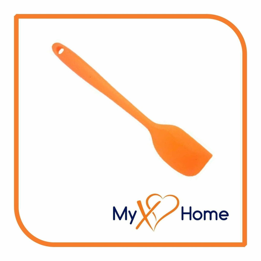 8" Orange Silicone Spatula by MyXOHome (1 2 4 or 6 Spatulas) Image 8