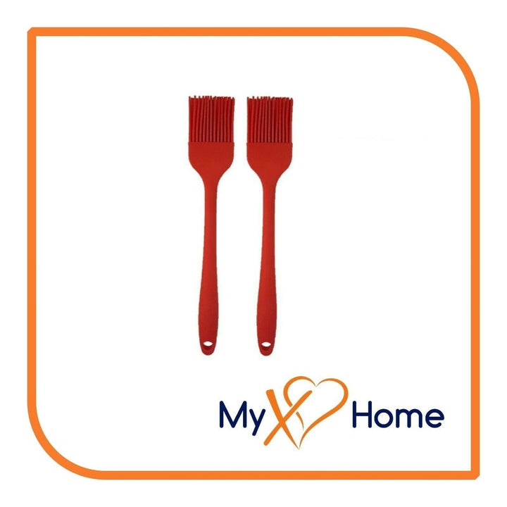 8" Red Silicone Basting Brush by MyXOHome (1 2 4 or 6 Brushes) Image 3