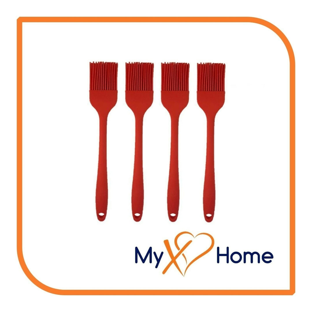 8" Red Silicone Basting Brush by MyXOHome (1 2 4 or 6 Brushes) Image 4