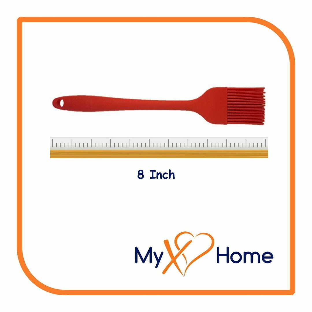 8" Red Silicone Basting Brush by MyXOHome (1 2 4 or 6 Brushes) Image 9