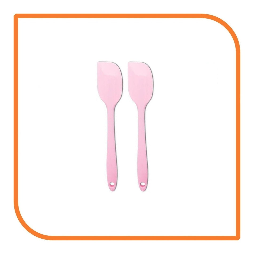 8" Pink Silicone Spatula by MyXOHome (1 2 4 or 6 Spatulas) Image 12