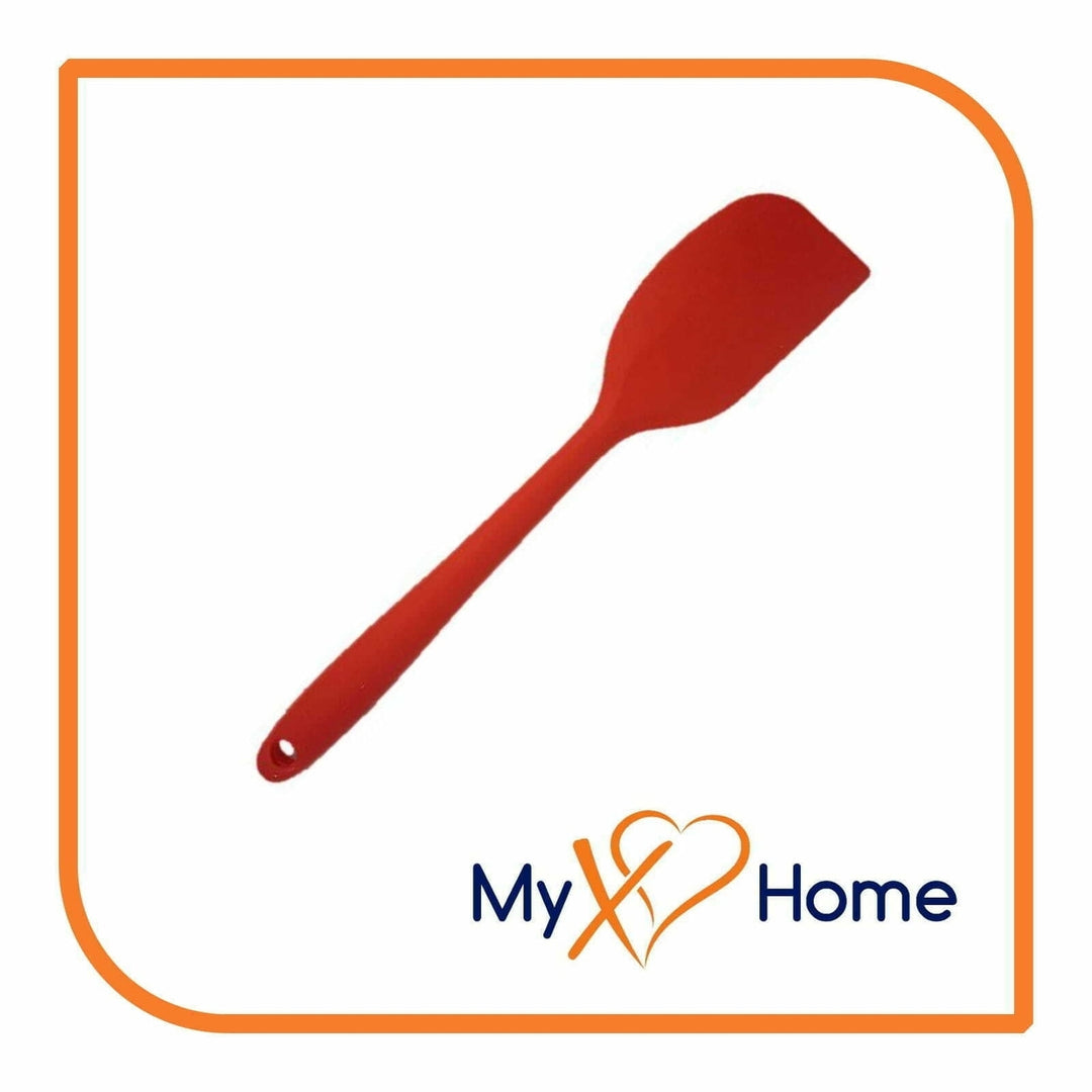 8" Red Silicone Spatula by MyXOHome (1 2 4 or 6 Spatulas) Image 2