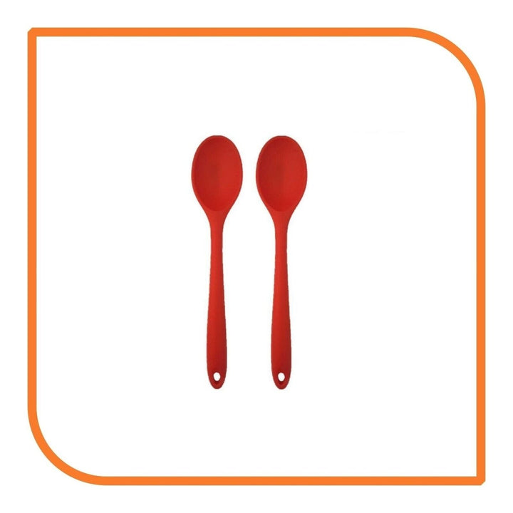 8" Red Silicone Spoon by MyXOHome (1 2 4 or 6 Spoons) Image 12