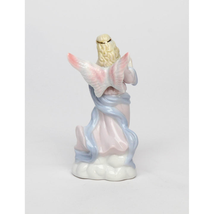 Ceramic Angel Holding Book Figurine Religious D cor Religious Gift Church D cor , Image 3