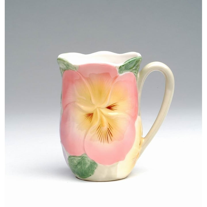 Ceramic Pansy Flower Mug 10oz  Mom Nature Image 3