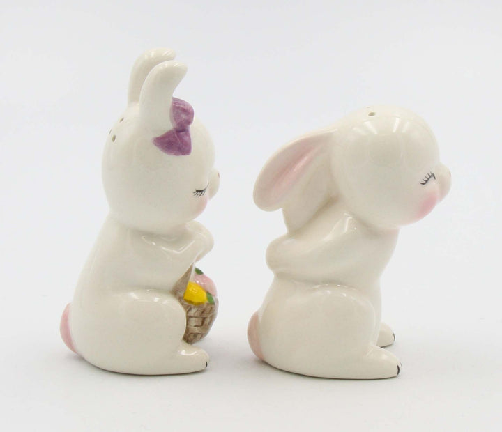 Ceramic Easter Bunny Rabbit Salt and Pepper Shakers Image 4