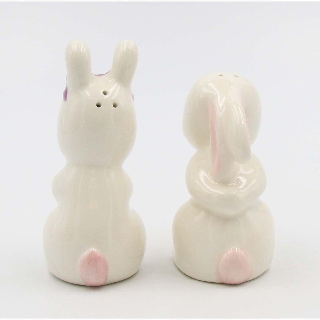 Ceramic Easter Bunny Rabbit Salt and Pepper Shakers Image 6