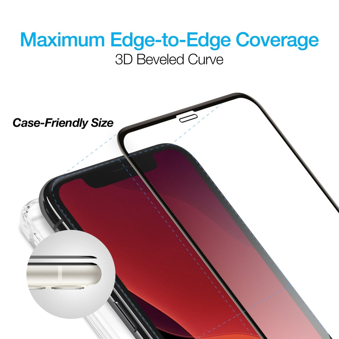 Naztech Intellishield 3D Tempered Glass iPhone 11 Pro Max Black (14735-HYP) Image 4