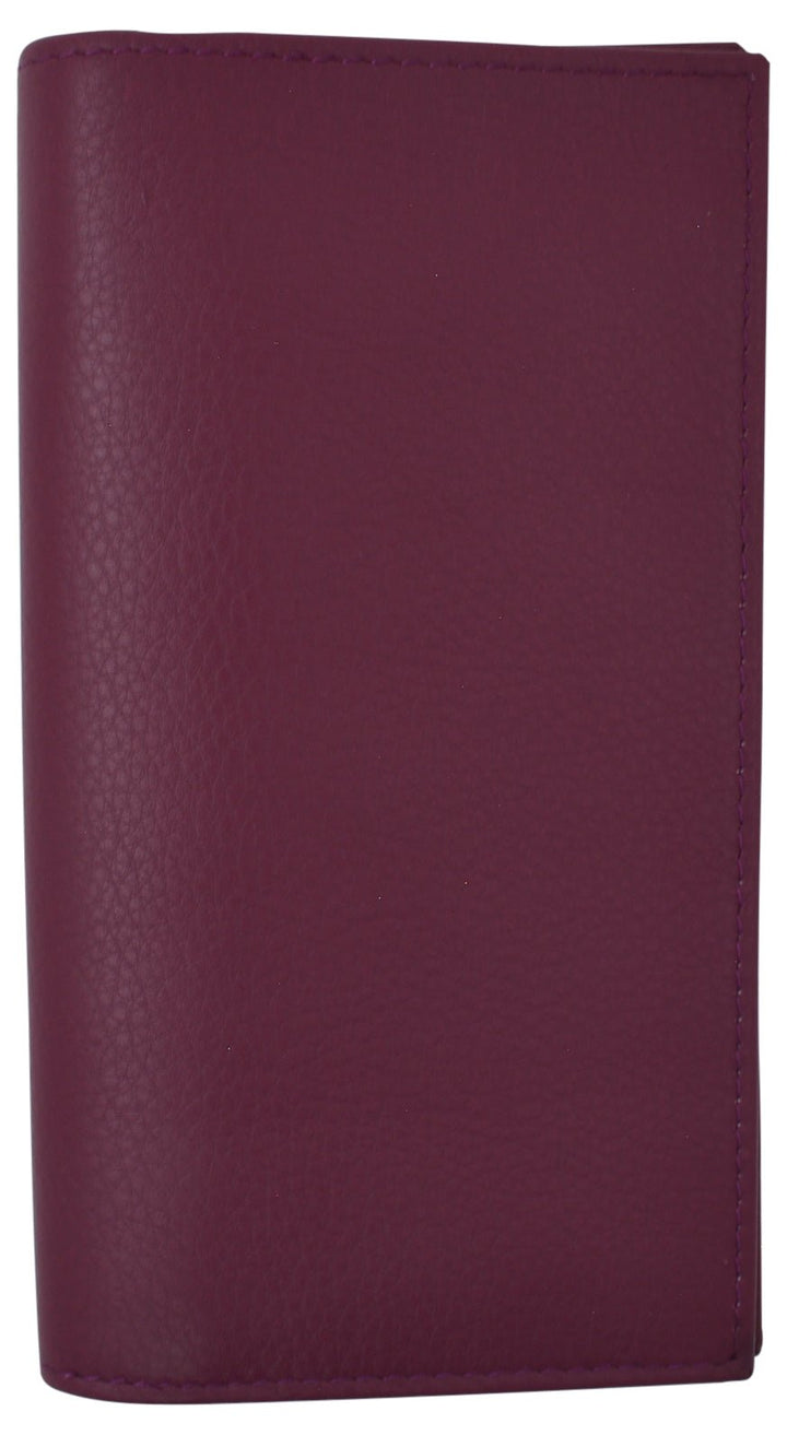 Basic Genuine Leather Checkbook Cover Colors Image 1