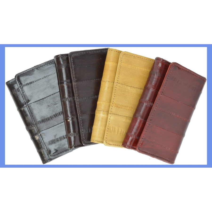 Eel Skin Soft Leather Key Case Wallet E 312 Image 1