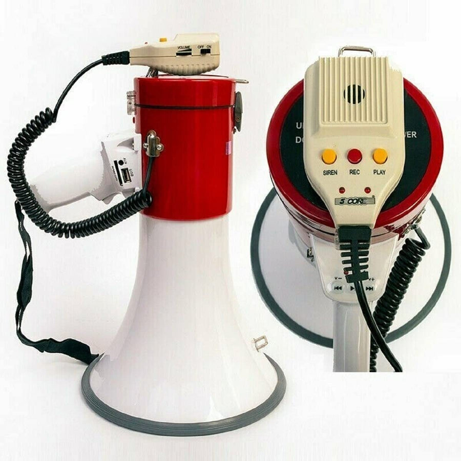Awesome Megaphone Speakers Blow Horn Pro Sports Event Bull Loud Cheer Speaker Recording Image 1