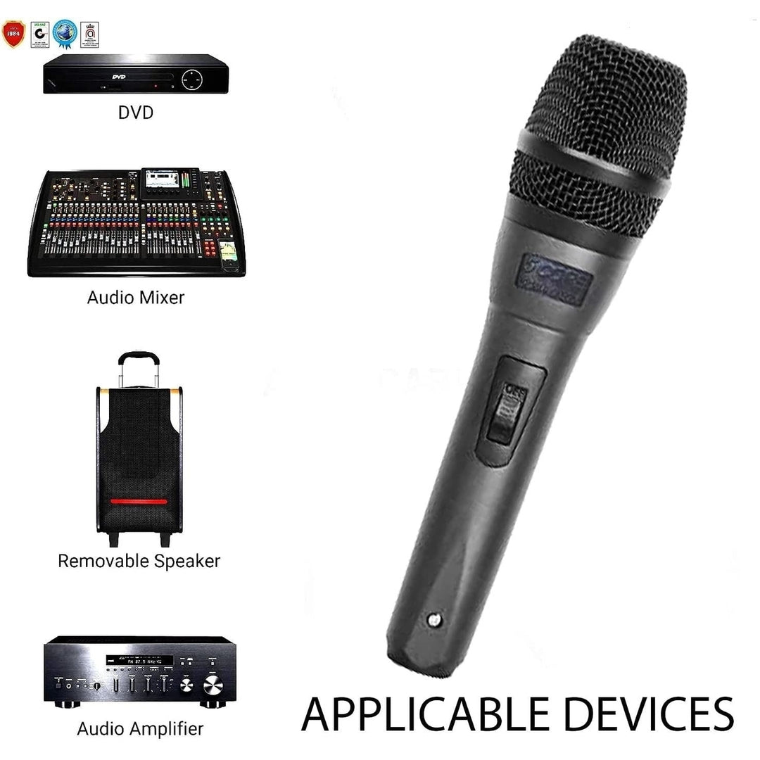 Awesome Microphone Audio Dynamic Cardiod Karaoke Singing Wired Mic Music Recording Karaoke Microphone Image 2