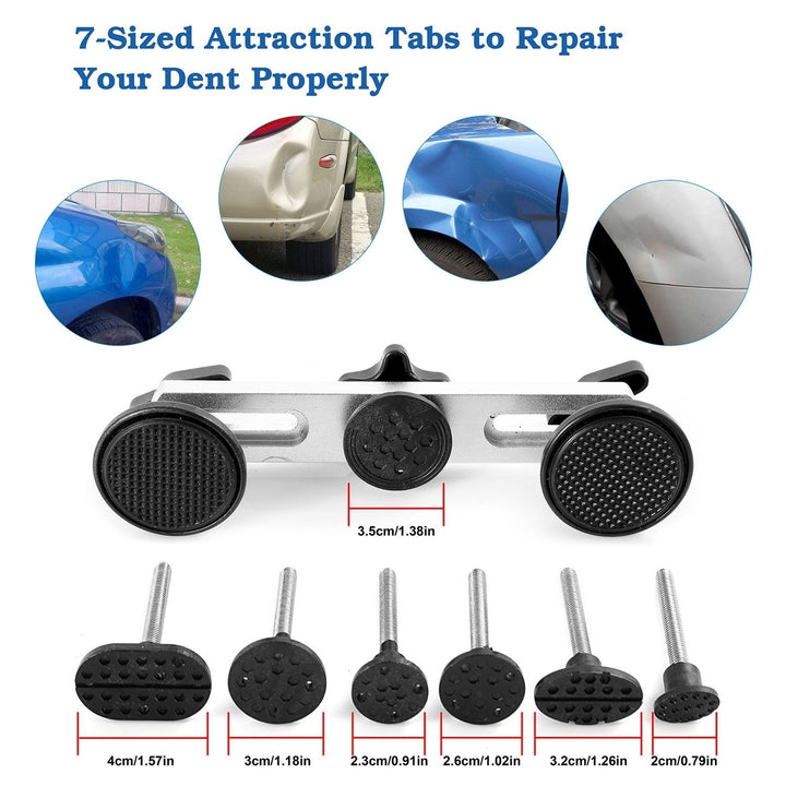 Auto Dent Repair Tools Car Dent Bridge Puller Body Dent Removal Kits for Car Motorcycle Refrigerator Washing Machine Image 6