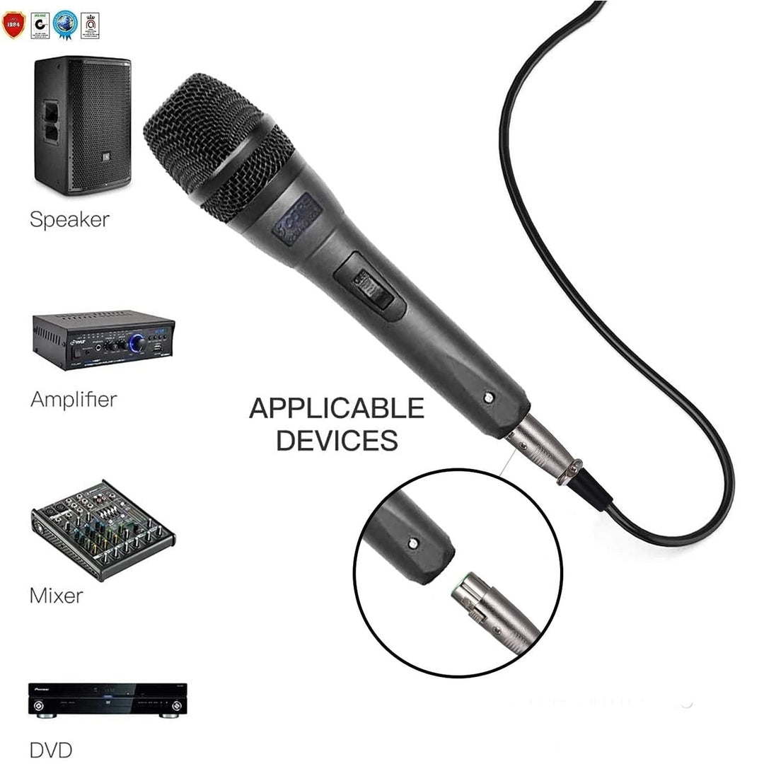 Awesome Microphone Audio Dynamic Cardiod Karaoke Singing Wired Mic Music Recording Karaoke Microphone Image 3