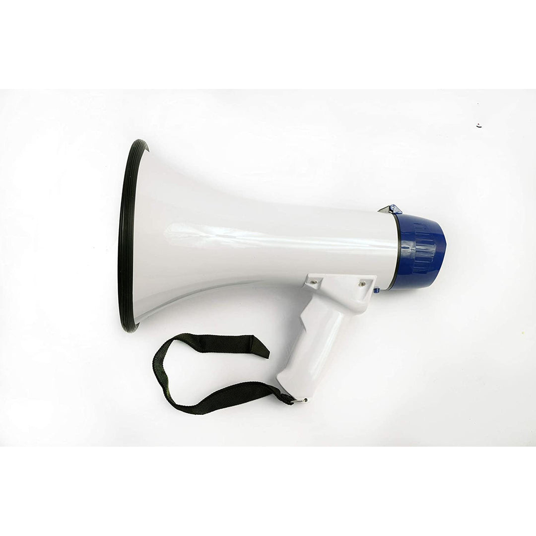Megaphone Handheld Bullhorn Cheer Loudspeaker Bull Horn Speaker Megaphono Siren Sling Strap Portable Image 4