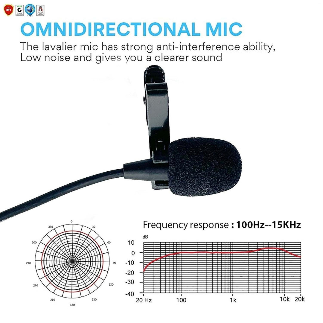 Mic Lavalier Microphone Mini Wired Clip Image 3