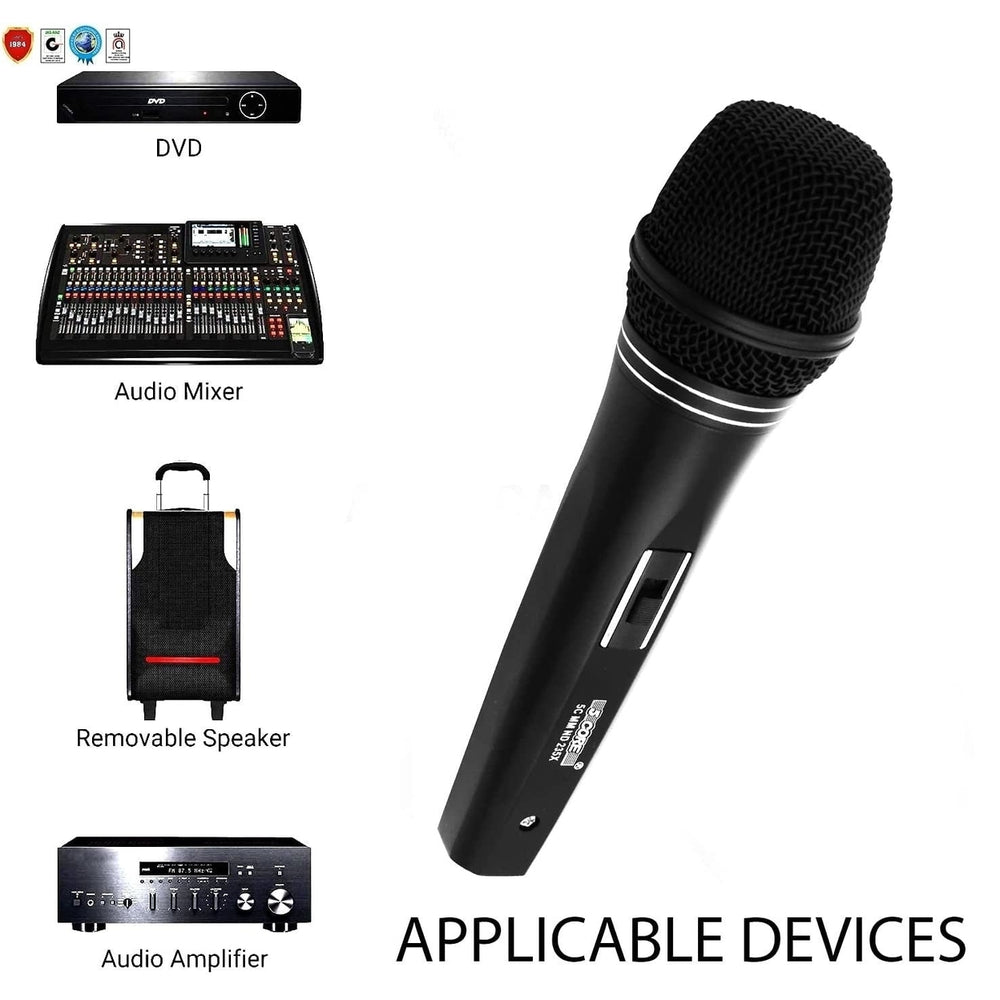 Nice Microphone Audio Dynamic Cardiod Karaoke Singing Wired Mic Music Recording Karaoke Microphone Image 2