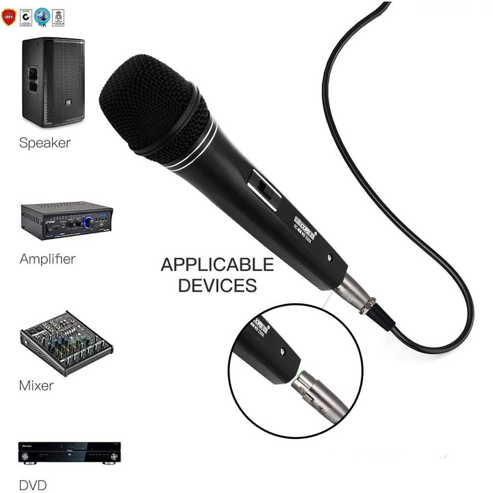 Nice Microphone Audio Dynamic Cardiod Karaoke Singing Wired Mic Music Recording Karaoke Microphone Image 3