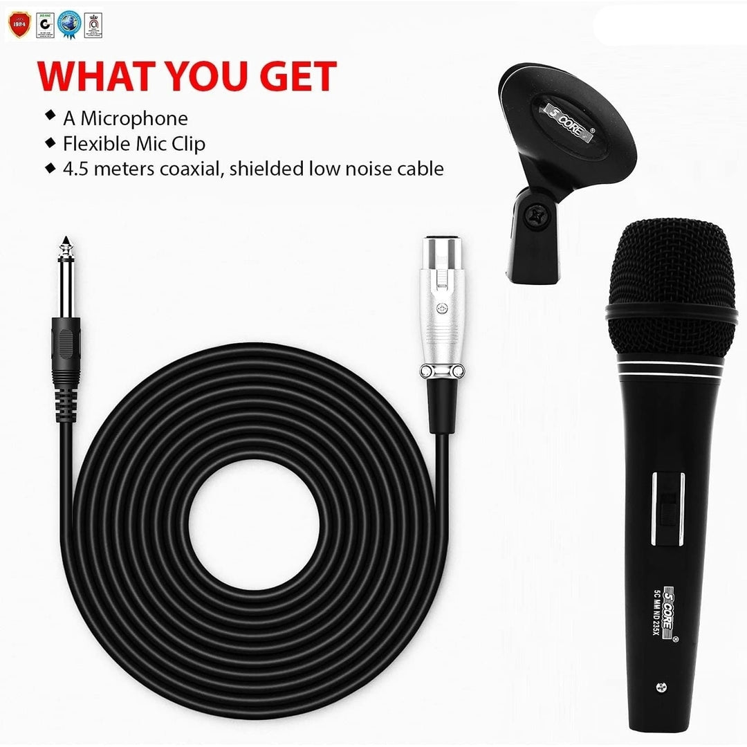 Nice Microphone Audio Dynamic Cardiod Karaoke Singing Wired Mic Music Recording Karaoke Microphone Image 4