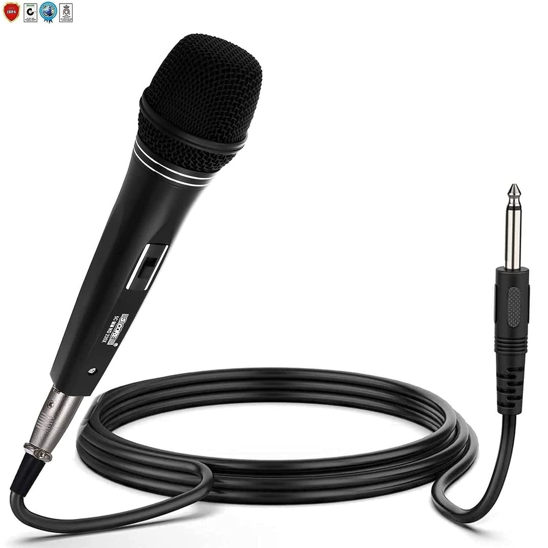 Nice Microphone Audio Dynamic Cardiod Karaoke Singing Wired Mic Music Recording Karaoke Microphone Image 6