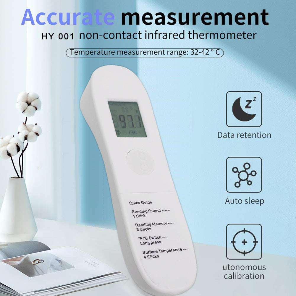 No Touch Forehead Thermometer LCD Digital Infrared Thermometer for Adults Kids Image 7