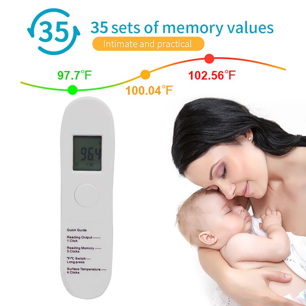 No Touch Forehead Thermometer LCD Digital Infrared Thermometer for Adults Kids Image 8