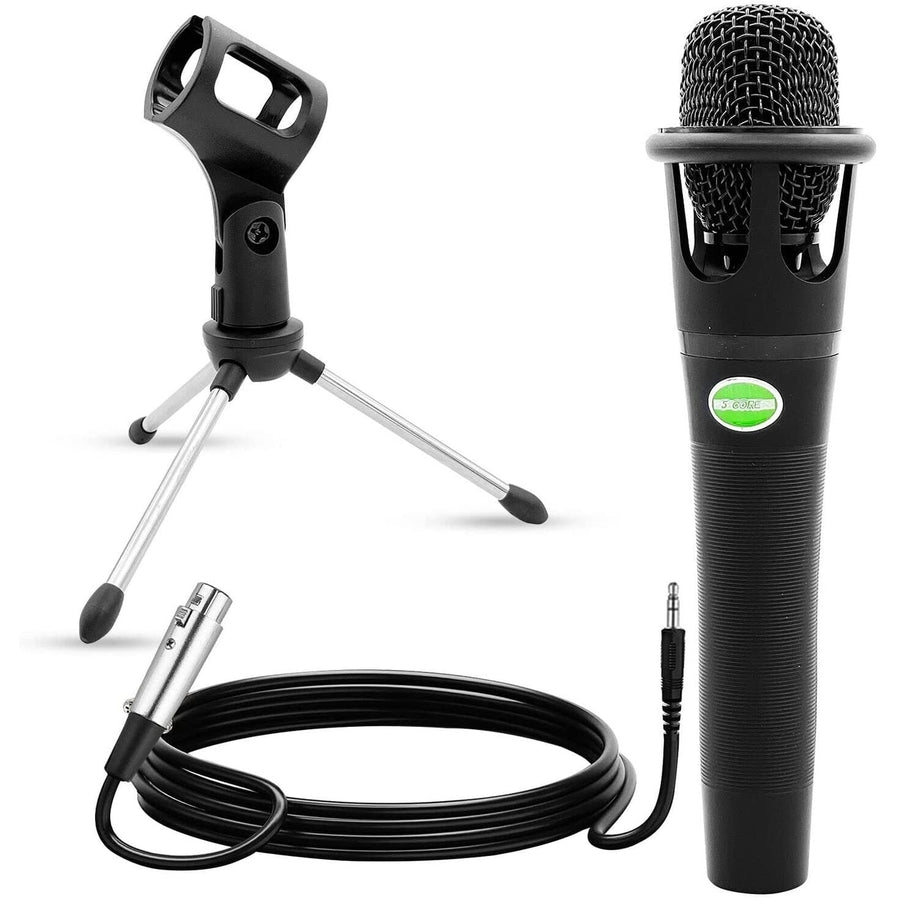 fine Microphone Audio Dynamic Cardiod Karaoke Singing Wired Mic Music Recording Karaoke Microphone Image 1