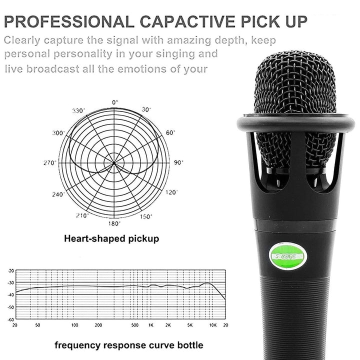 fine Microphone Audio Dynamic Cardiod Karaoke Singing Wired Mic Music Recording Karaoke Microphone Image 4