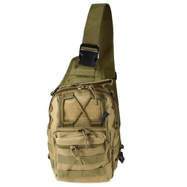 Tactical Sling Shoulder Bag MOLLE Waterproof Outdoor Sling Backpack Adjustable Image 2