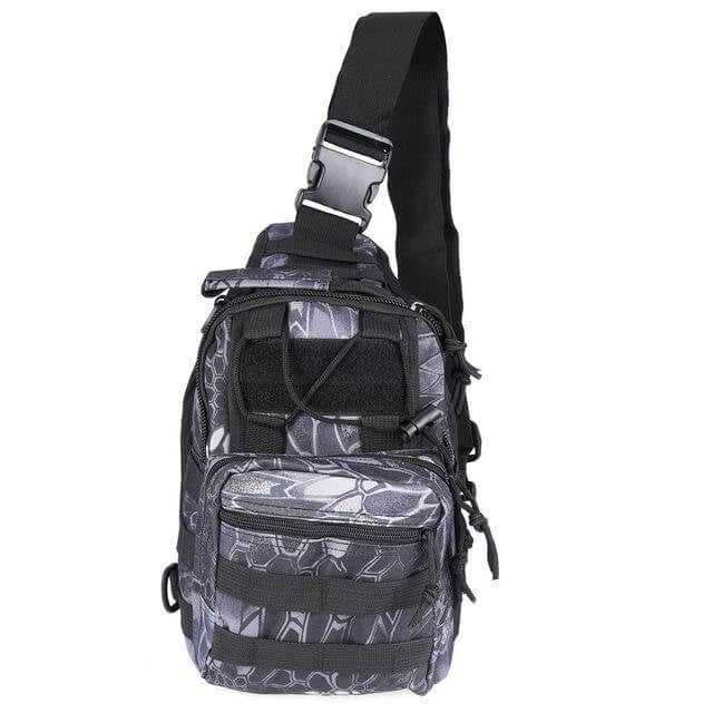 Tactical Sling Shoulder Bag MOLLE Waterproof Outdoor Sling Backpack Adjustable Image 6