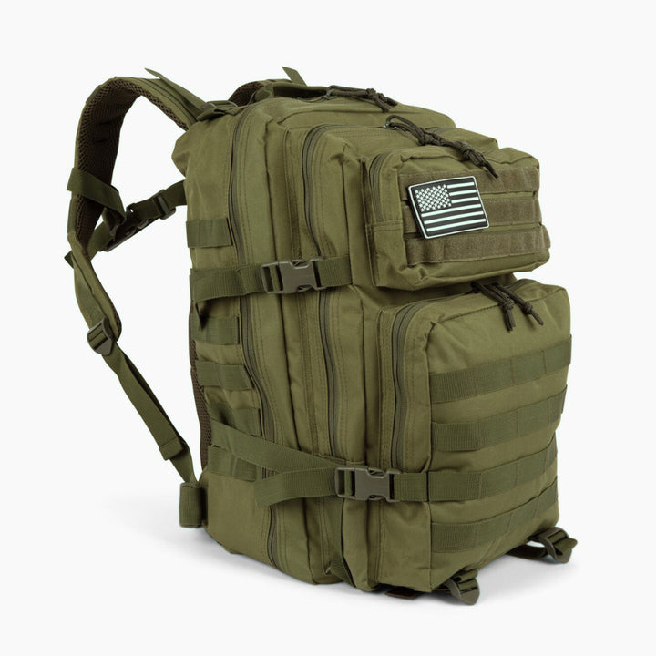 Tactical 45L Molle Rucksack Backpack Water-Resistant Military Hiking Bag Image 4