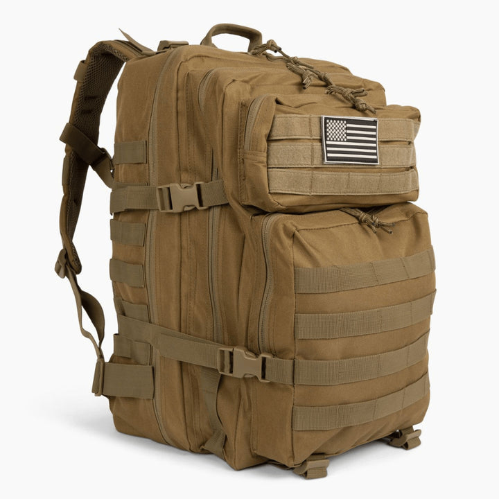 Tactical 45L Molle Rucksack Backpack Water-Resistant Military Hiking Bag Image 9