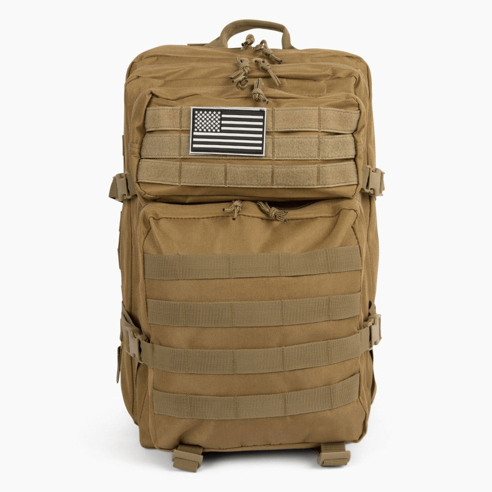 Tactical 45L Molle Rucksack Backpack Water-Resistant Military Hiking Bag Image 10