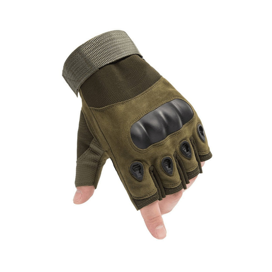 JupiterGear Tactical Fingerless Gloves for Airsoft Paintball Motorcycling Outdoor Image 1