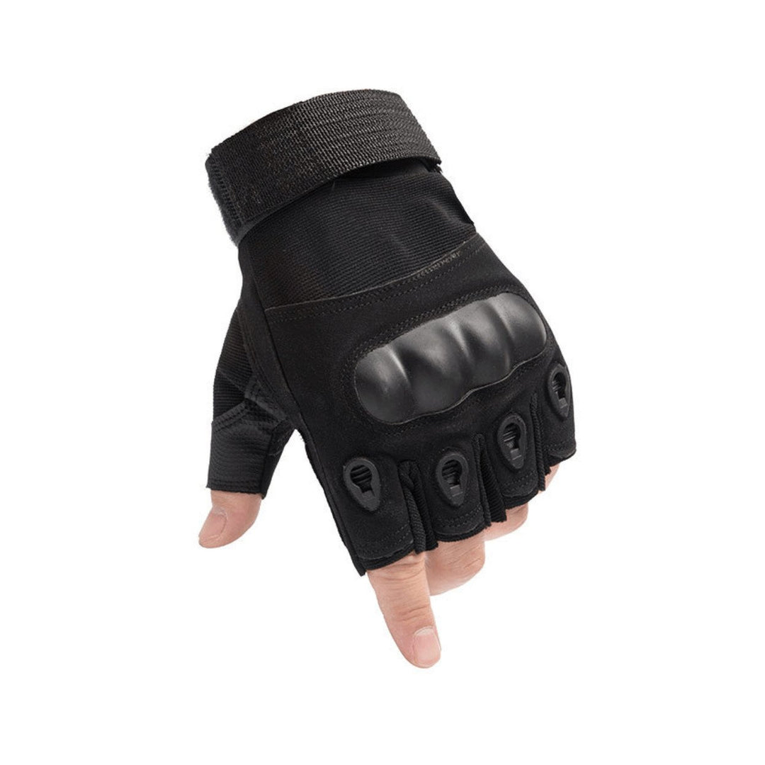 JupiterGear Tactical Fingerless Gloves for Airsoft Paintball Motorcycling Outdoor Image 1