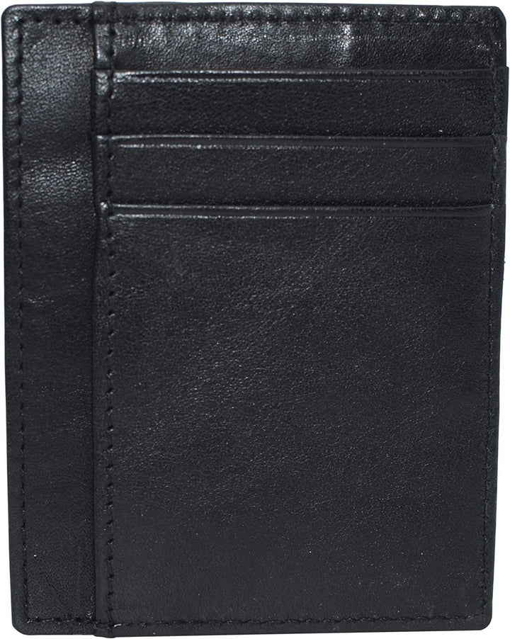 Swiss Marshall RFID Blocking Front Pocket Leather Slim Credit Card Case Holder Wallet Image 9