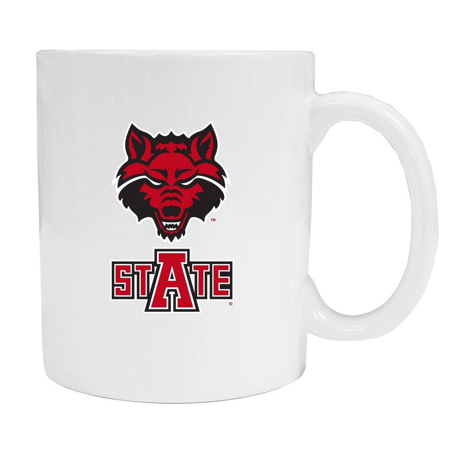 Arkansas State White Ceramic NCAA Fan Mug (White) Image 1