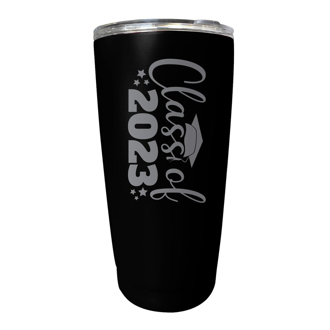 Class of 2023 Graduation 16 oz Engraved Stainless Steel Insulated Tumbler Colors Image 2